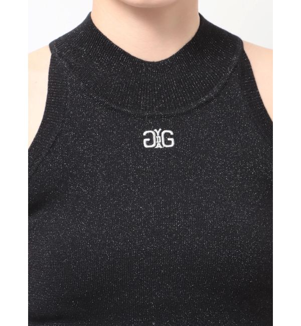 GYDA「Symmetry GYDAラメアメスリニットトップス」|ニット・セーター|