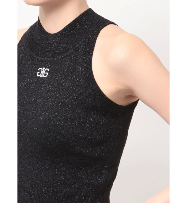 GYDA「Symmetry GYDAラメアメスリニットトップス」|ニット・セーター|