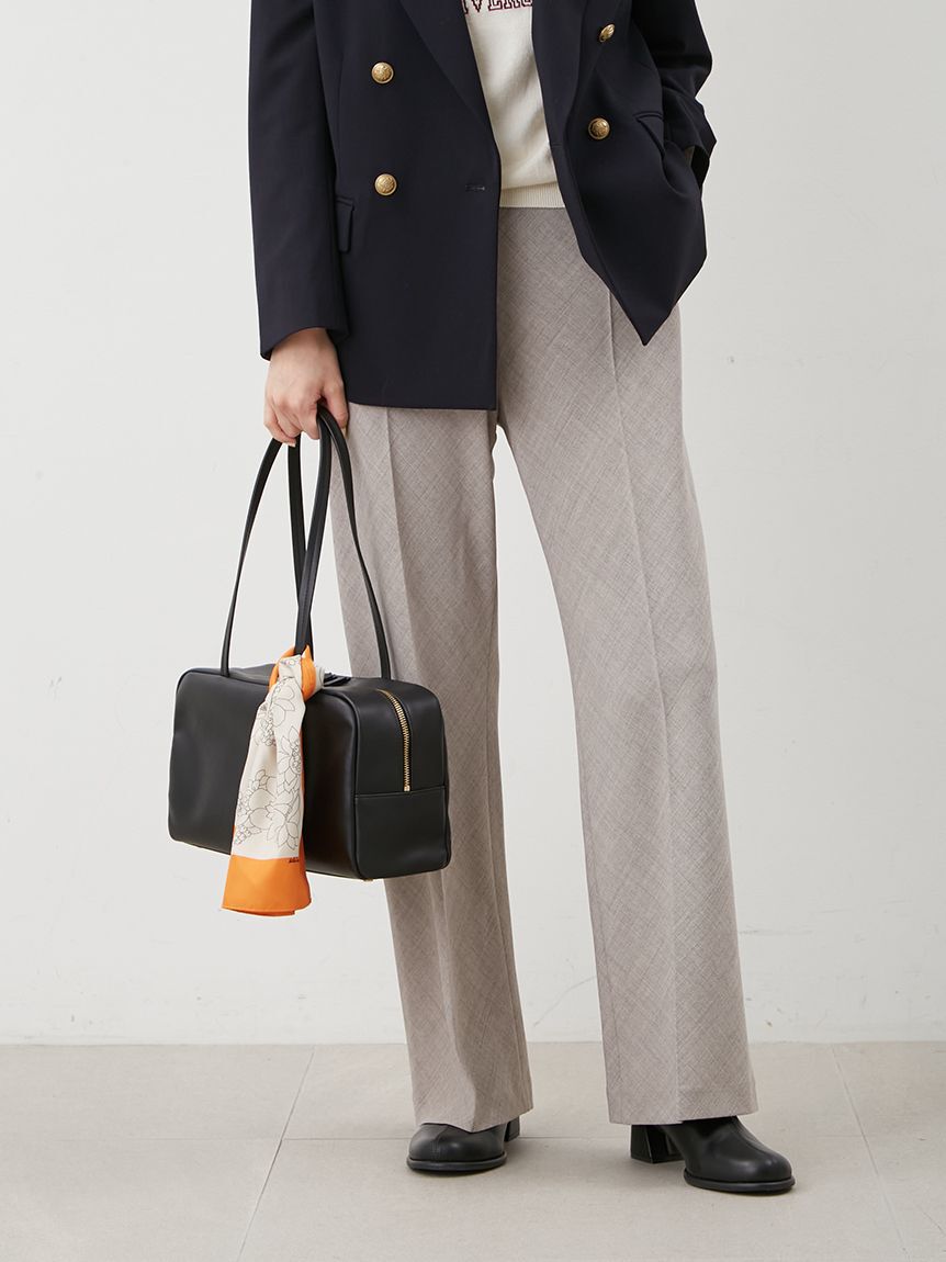 Mila Owen「フラワー柄リバーシブルスカーフ」|バンダナ・スカーフ|