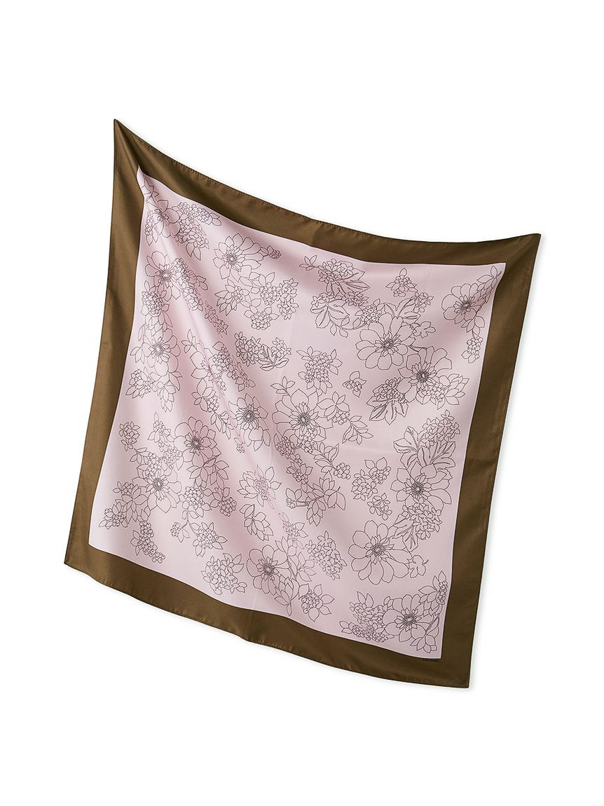 Mila Owen「フラワー柄リバーシブルスカーフ」|バンダナ・スカーフ|BRW