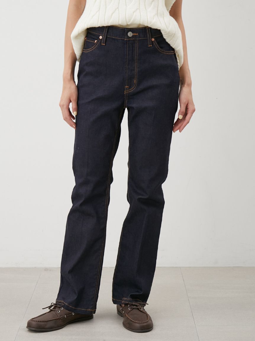 Mila Owen「センタープレスシガレットスキニーデニムパンツ」|デニム|