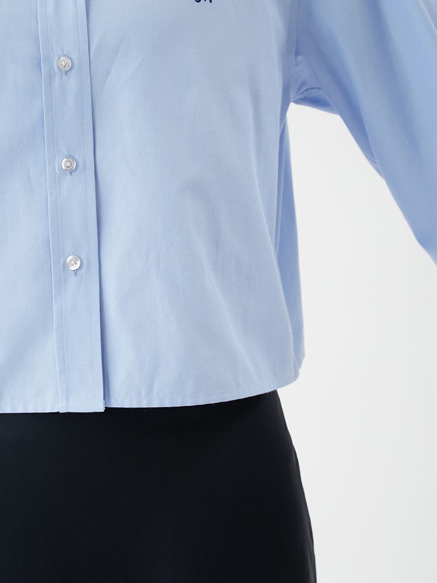 Mila Owen「ボタンダウン短丈シャツ」|シャツ・ブラウス|