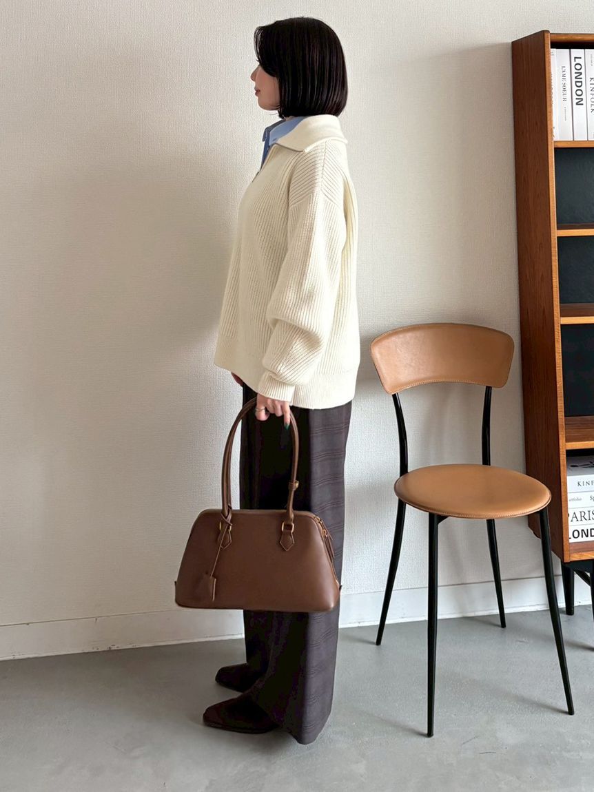 Mila Owen「ボタンダウン短丈シャツ」|シャツ・ブラウス|