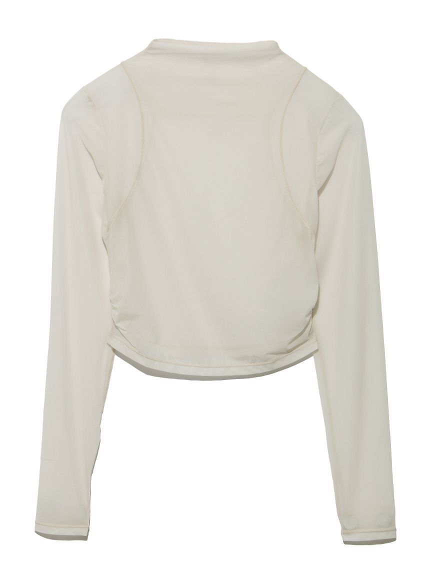 NIKE「【NIKE】ウィメンズ Dri-FIT ロングスリーブ シアー トップ」|Tシャツ・カットソー|OWHT