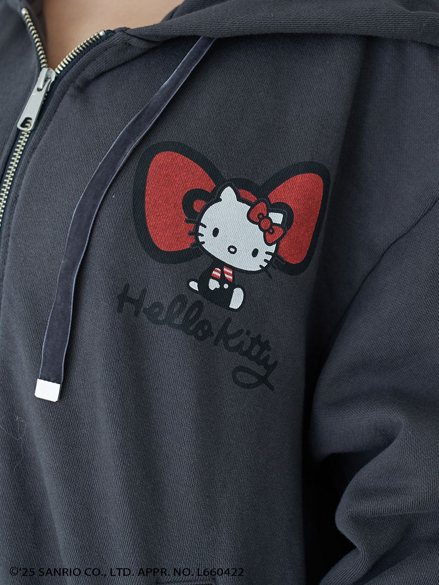 SNIDEL「【HELLO KITTY】レースアップパーカー」|パーカー|
