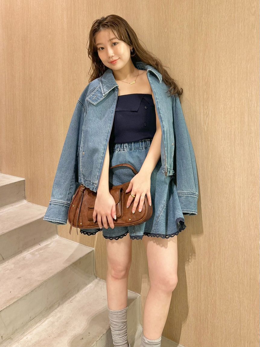 LILY BROWN「パッドロックホーボーバッグ」|ハンドバッグ|