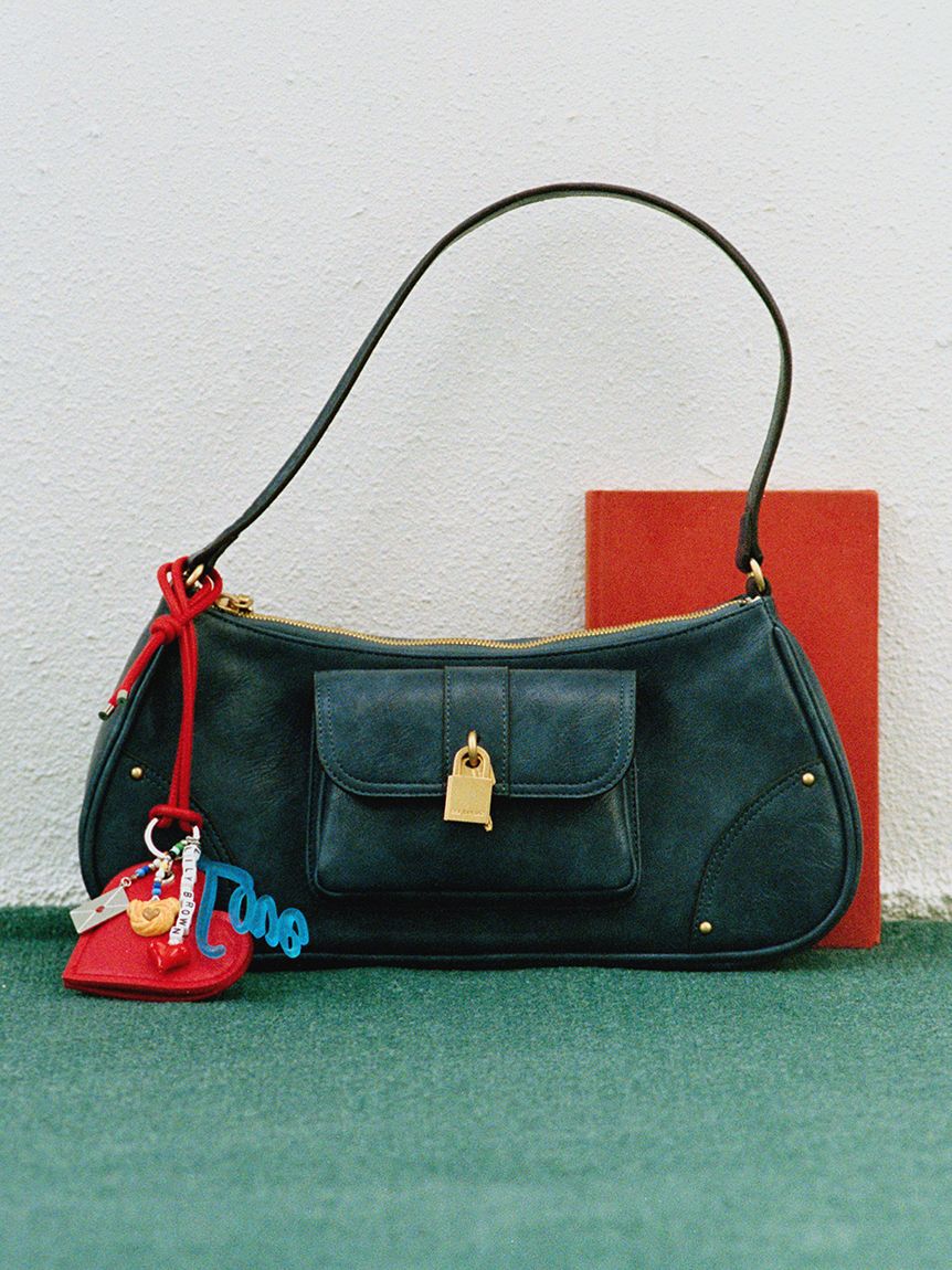 LILY BROWN「パッドロックホーボーバッグ」|ハンドバッグ|BLU