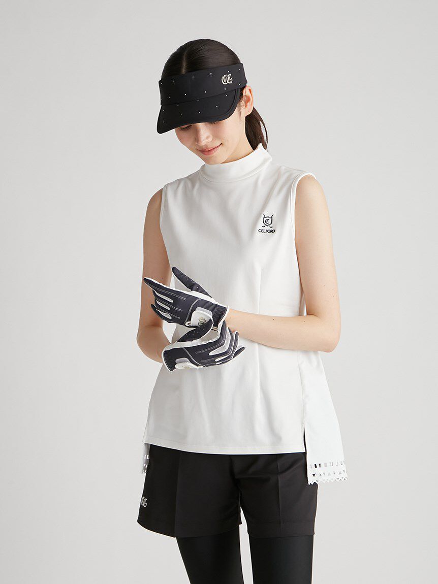 CELFORD「【CELFORD GOLF】　バックペプラムプルオーバー」|ワンピース|