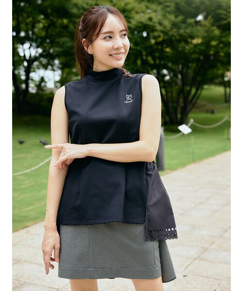 CELFORD「【CELFORD GOLF】　バックペプラムプルオーバー」|ワンピース|BLK