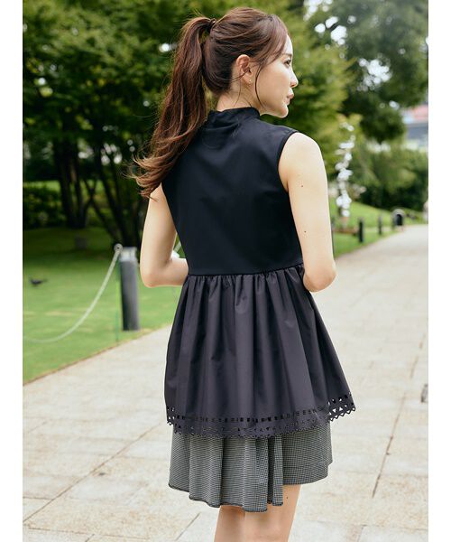 CELFORD「【CELFORD GOLF】　バックペプラムプルオーバー」|ワンピース|