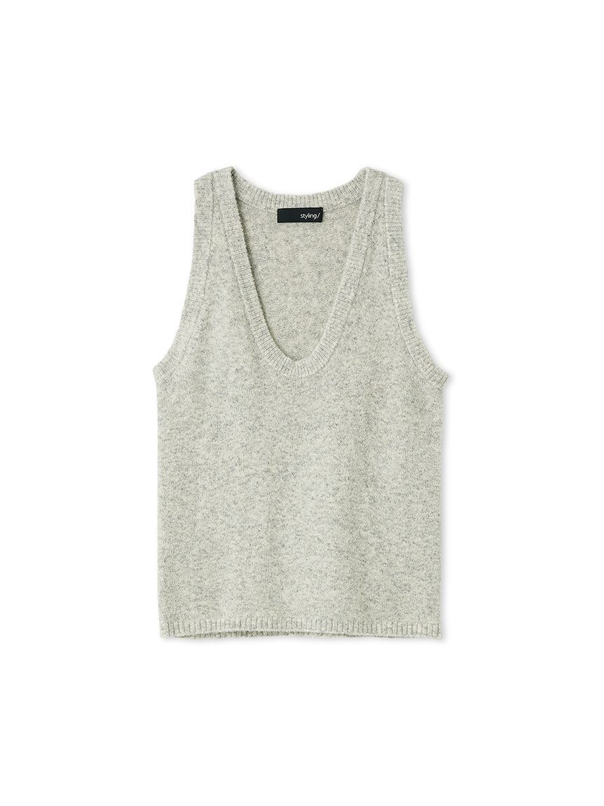 styling/「【セットアップ対応】ニットタンクトップ」|タンクトップ|