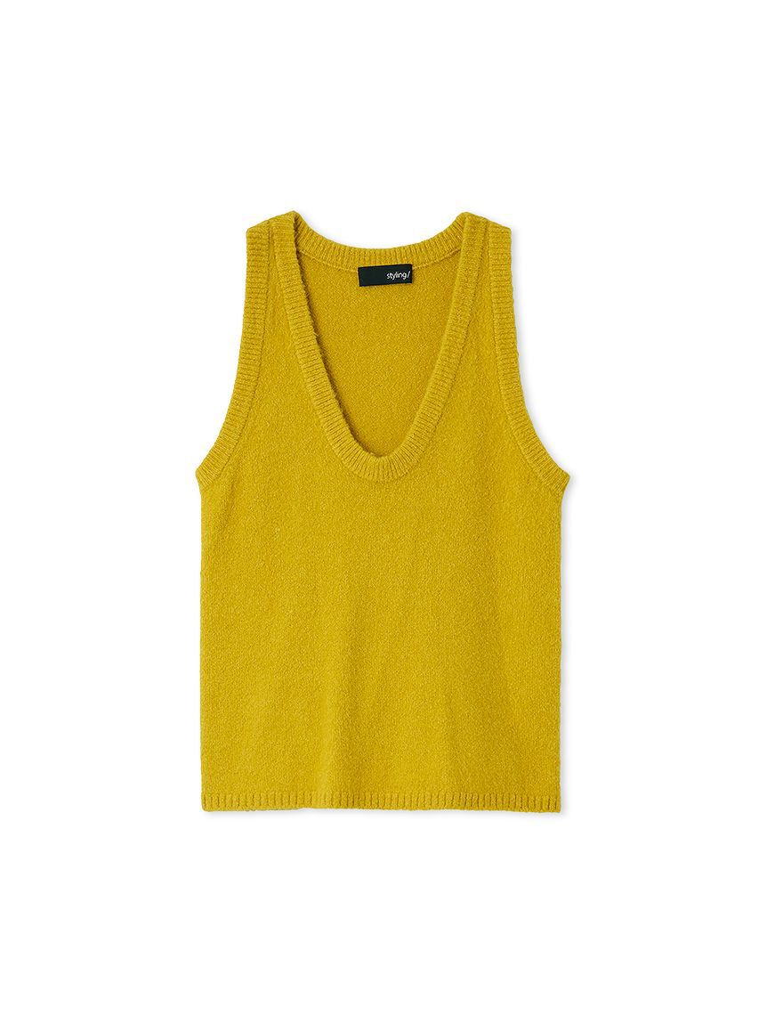 styling/「【セットアップ対応】ニットタンクトップ」|タンクトップ|YEL