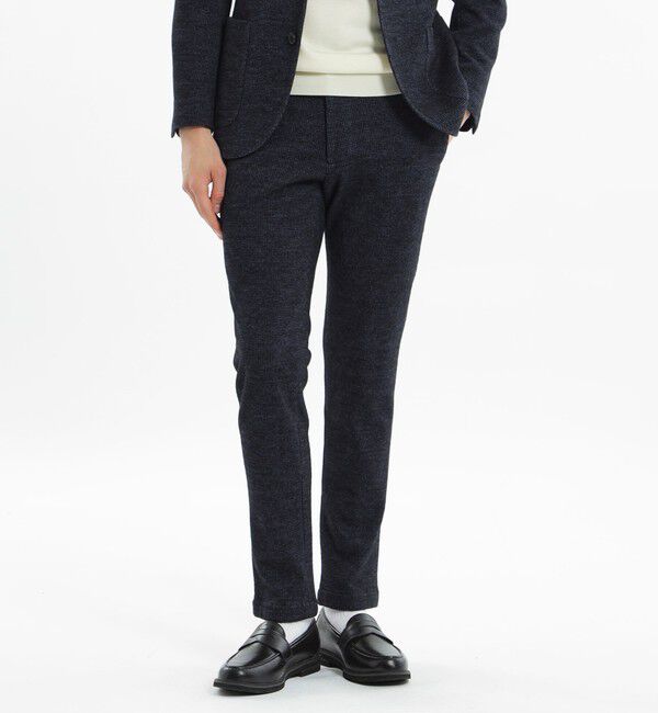 MACKINTOSH PHILOSOPHY「テーラードジャージー パンツ EMMETEXジャージー」|スラックス|ブルー