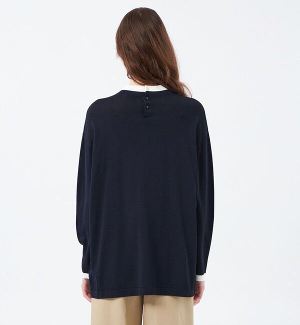 MACKINTOSH PHILOSOPHY「【25年秋冬モデル】Cleric Collar Knit ワイドフィット」|ニット・セーター|