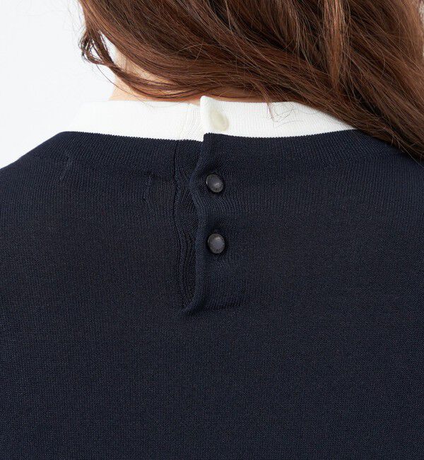 MACKINTOSH PHILOSOPHY「【25年秋冬モデル】Cleric Collar Knit ワイドフィット」|ニット・セーター|