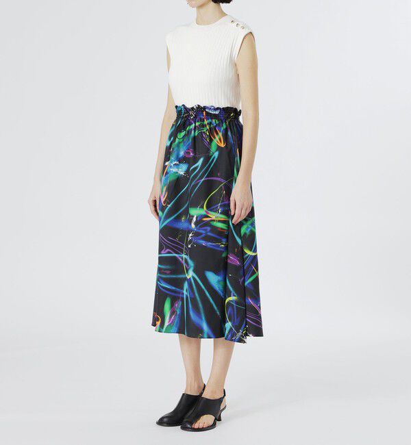  「【KANAKO SASAKI】コラボレーション ニットコンビネオンカラードレス」|ワンピース|