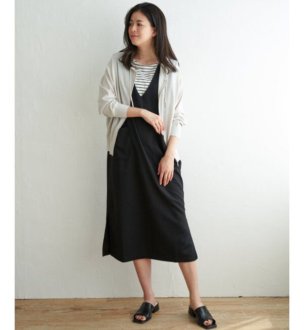 ikka「【2点セット】ジャンスカメローインナーアンサンブル」|ワンピース|