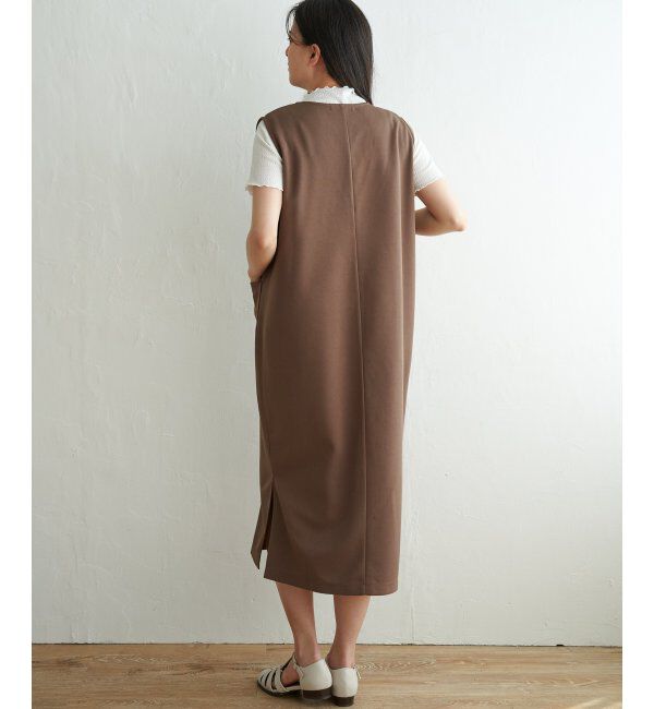 ikka「【2点セット】ジャンスカメローインナーアンサンブル」|ワンピース|