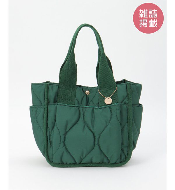 ikka「キルティングタポケトート」|その他|グリーン