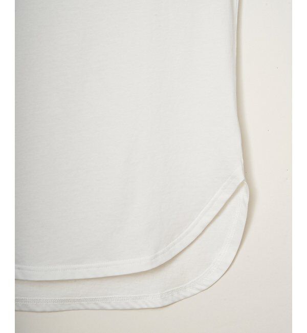 ikka「【雑誌InRed5月号掲載】コットンUSA裾ラウンドノースリプルオーバー」|タンクトップ|