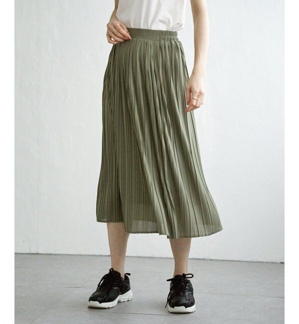 ikka「ラメパフプルオーバープリーツスカートセット」|ワンピース|