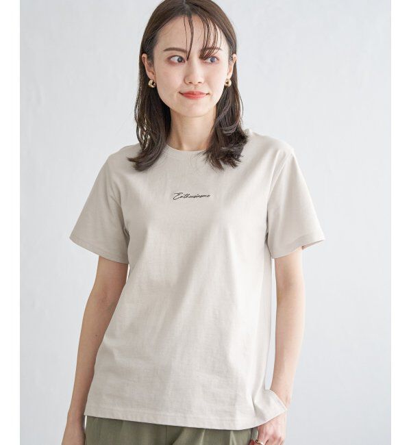 ikka「【雑誌InRed5月号掲載】ロゴフォトプリントTシャツ」|Tシャツ・カットソー|