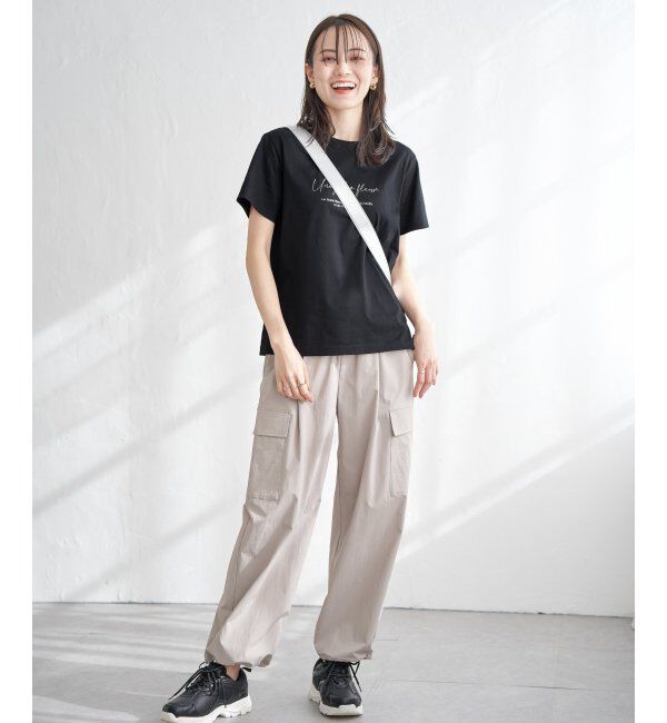 ikka「【雑誌InRed5月号掲載】ロゴフォトプリントTシャツ」|Tシャツ・カットソー|