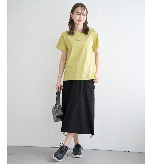 ikka「【雑誌InRed5月号掲載】ロゴフォトプリントTシャツ」|Tシャツ・カットソー|