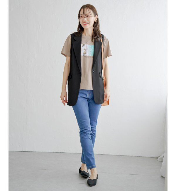 ikka「【雑誌InRed5月号掲載】ロゴフォトプリントTシャツ」|Tシャツ・カットソー|