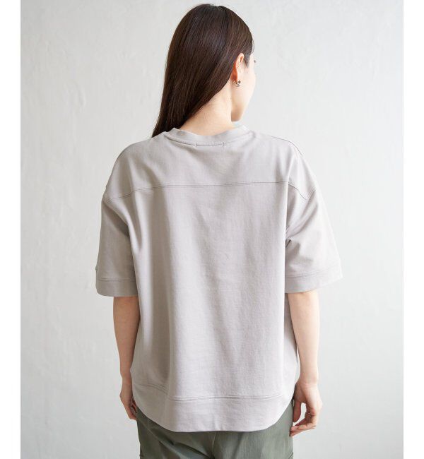 ikka「コットンUSAミニ裏毛半袖Tシャツ」|Tシャツ・カットソー|