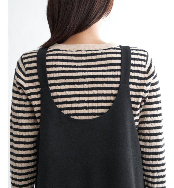 ikka「前後2WAYバックル付きジャンパースカート」|ワンピース|