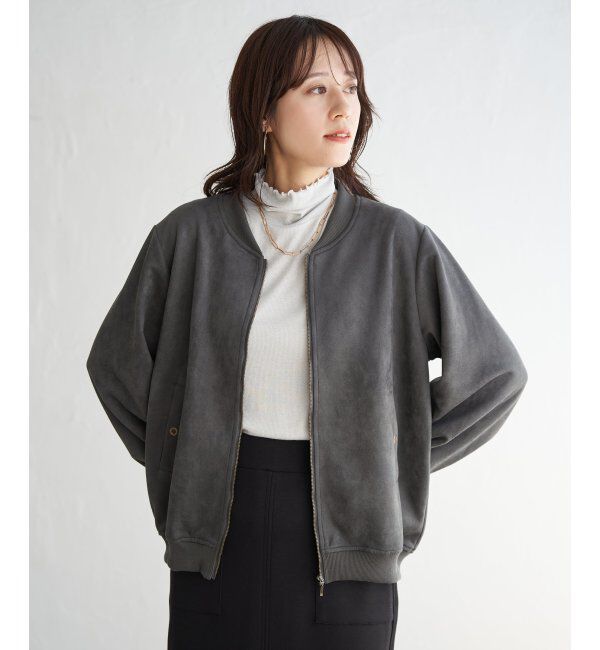 ikka「ハイネックテレコ長袖プルオーバー」|Tシャツ・カットソー|