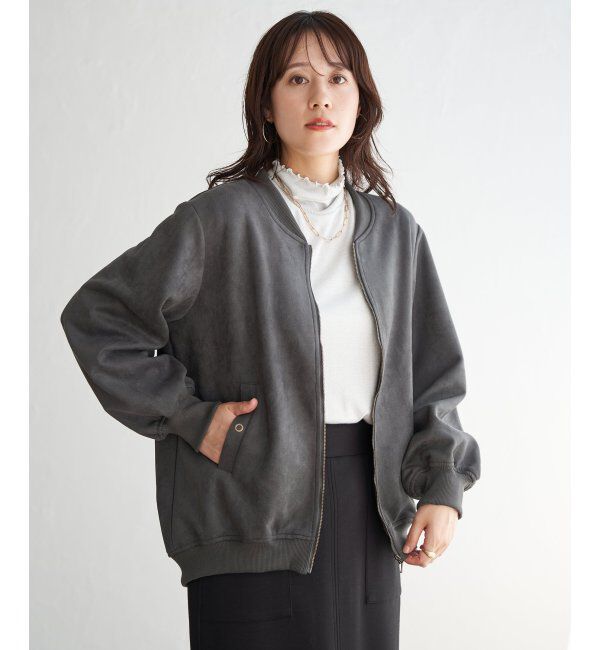 ikka「ハイネックテレコ長袖プルオーバー」|Tシャツ・カットソー|