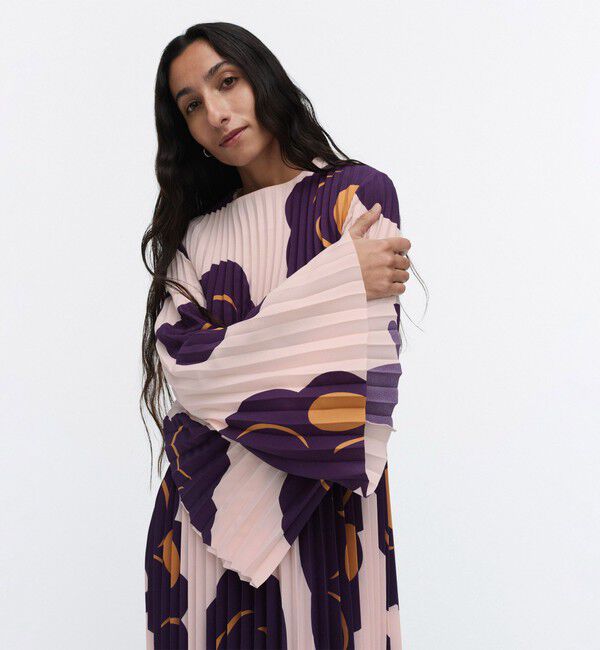 Marimekko「【一部店舗・オンラインストア限定】Frosti Tumma ワンピース」|ワンピース|