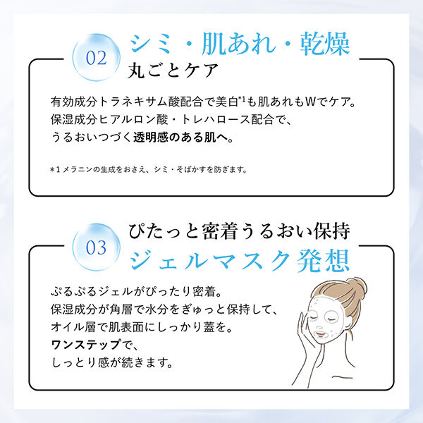  「ちふれ 美白 うるおい ジェル N 詰替え/しっとり/無香料 (103g)」|美容液・オイル・クリーム|