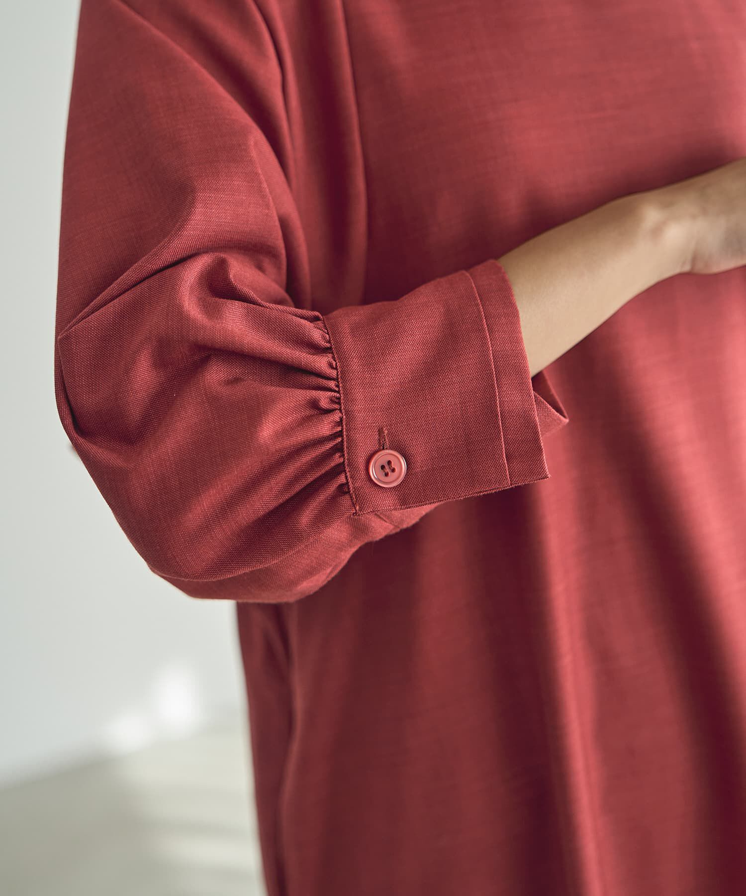 STYLE DELI「綾織りハイネックワンピース」|ワンピース|