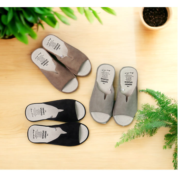 BACKYARD FAMILY「スリッパ 洗える 前開き 通販 ルームスリッパ おしゃれ 前あきスリッパ 室内履き 部屋履き」|ルームシューズ|