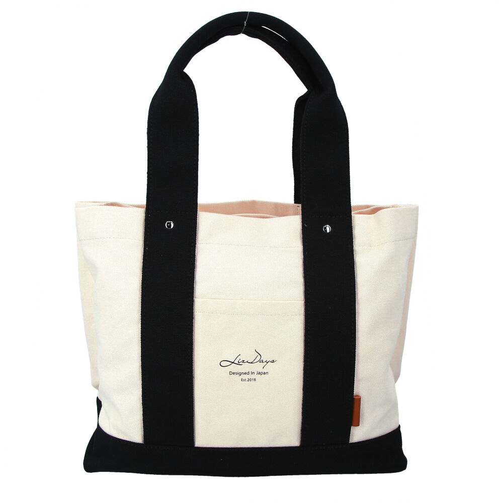 BACKYARD FAMILY「リズデイズ LIZDAYS トートバッグ レディース キャンバス 通販 キャンバスバッグ」|トートバッグ|ブラック2