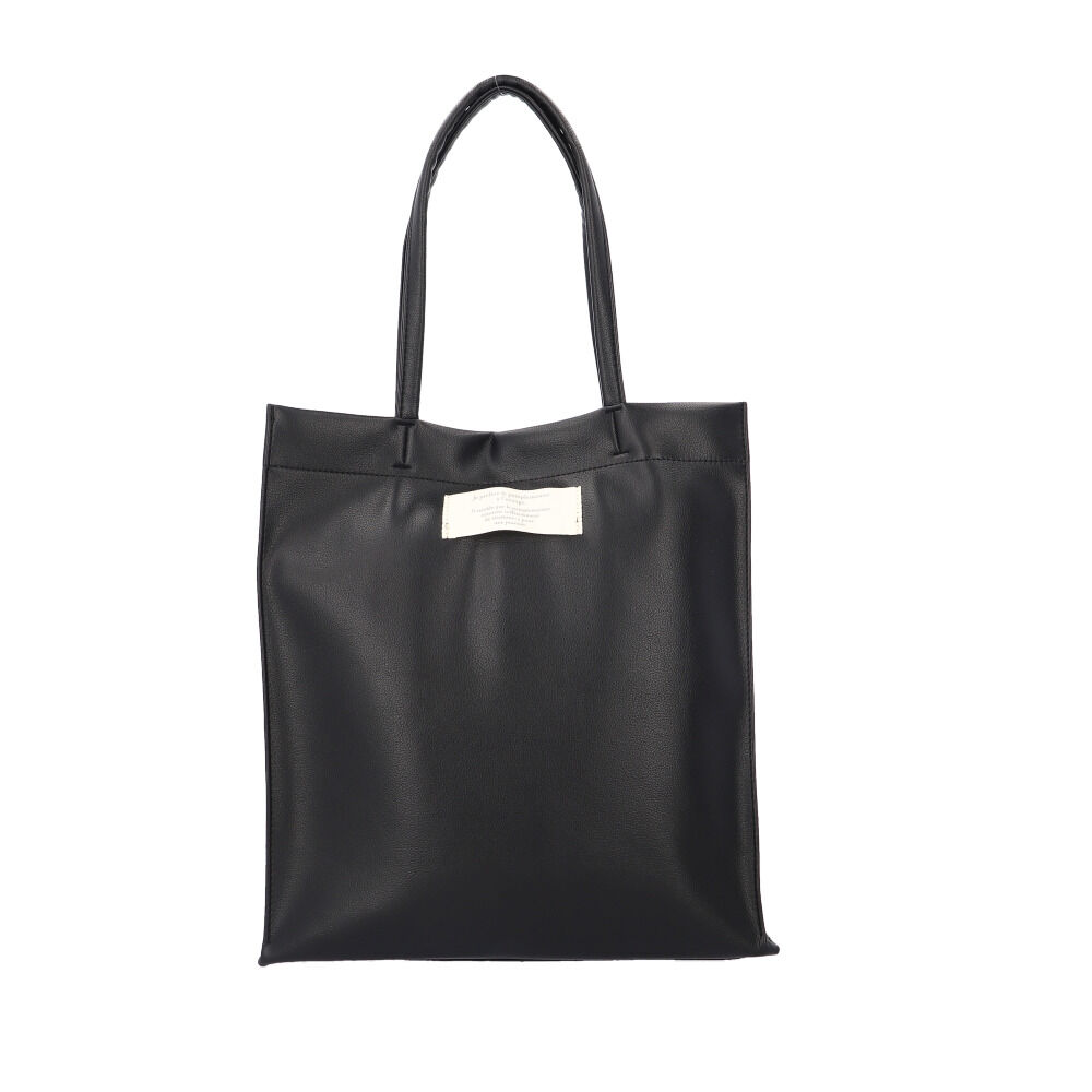 BACKYARD FAMILY「トートバッグ A4 通販 JOUET ジョエット バッグ カバン 合成皮革 トート 軽い 縦型」|トートバッグ|ブラック1