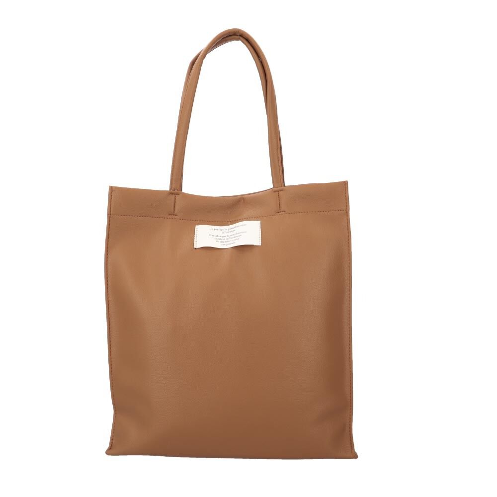 BACKYARD FAMILY「トートバッグ A4 通販 JOUET ジョエット バッグ カバン 合成皮革 トート 軽い 縦型」|トートバッグ|ブラウン1