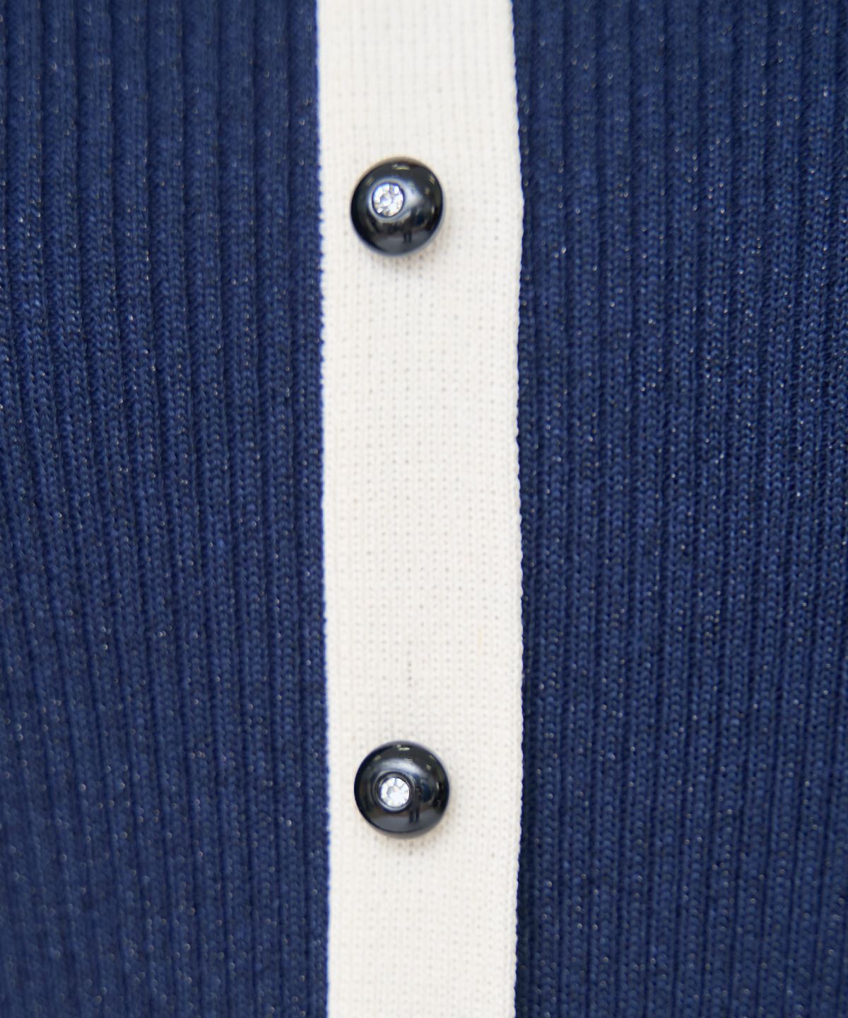 アンドクチュール「ラメ入り配色ドッキングワンピース」|ワンピース|