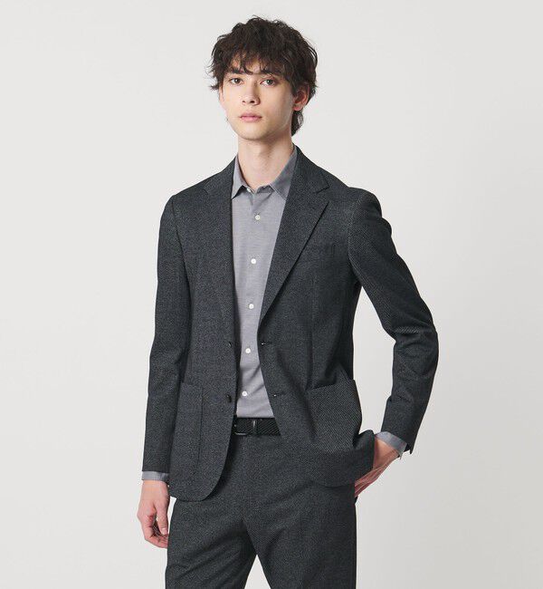UNITED ARROWS「ツイル シングル 2ボタン テーラードジャケット COMFORT EASY-MODEL ストレッチ」|テーラードジャケット|