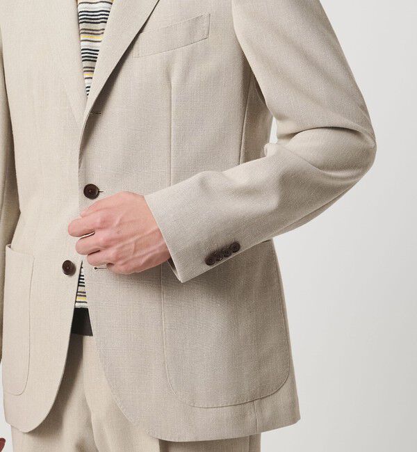 UNITED ARROWS「ポプリン シングル 3ボタン テーラード ジャケット R-MODEL」|テーラードジャケット|