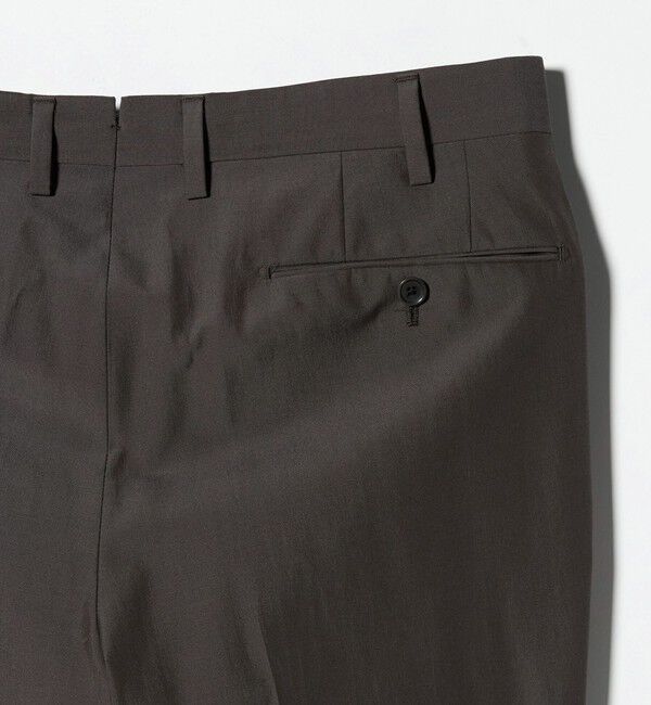 UNITED ARROWS「ポプリン 1プリーツ スラックス R-MODEL」|スラックス|