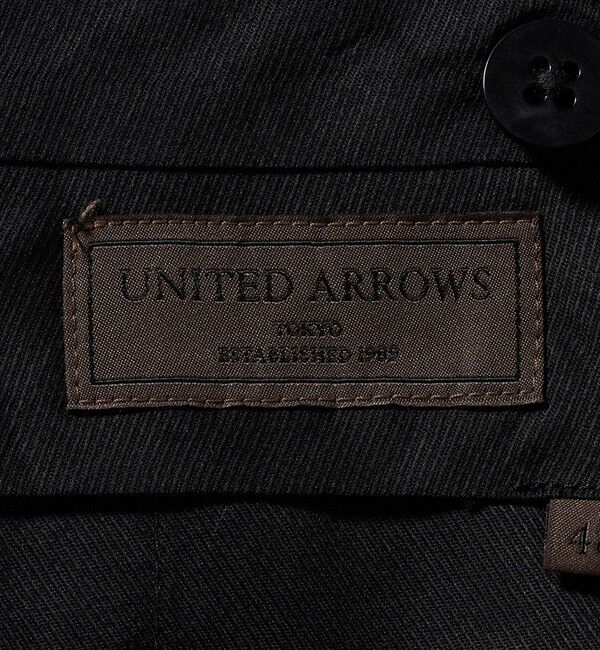 UNITED ARROWS「ポプリン 1プリーツ スラックス R-MODEL」|スラックス|