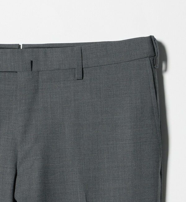 UNITED ARROWS「トロピカル サイドエクステンド ノープリーツ スラックス COMFORT EASY‐MODEL ウォッシャブル タテヨコス」|スラックス|