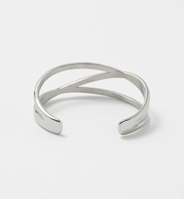 UNITED ARROWS「クロスライン バングル」|ブレスレット・バングル|