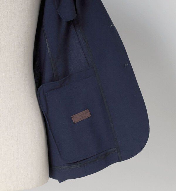 UNITED ARROWS「トロピカル シングル 3ボタン テーラードジャケット COMFORT EASY‐MODEL 2WAYストレッチ 撥水」|テーラードジャケット|