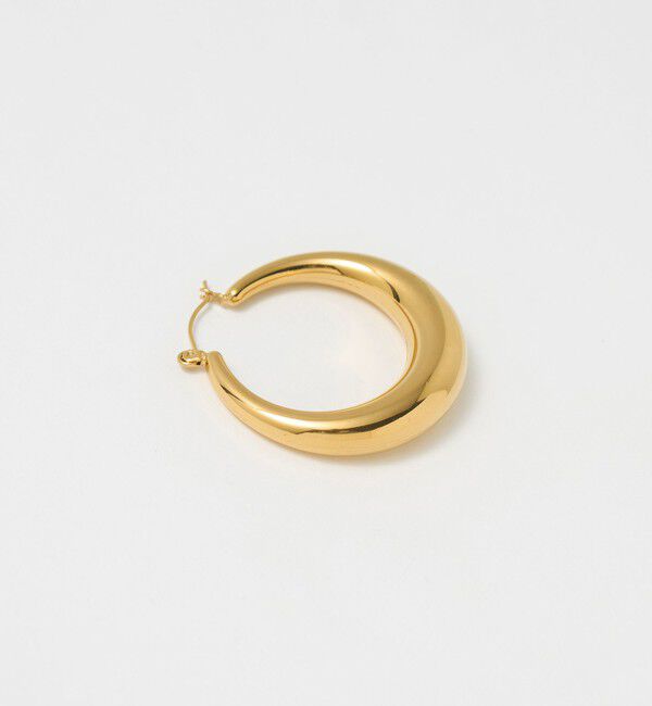 UNITED ARROWS「テーパード フープ ピアス」|ピアス|