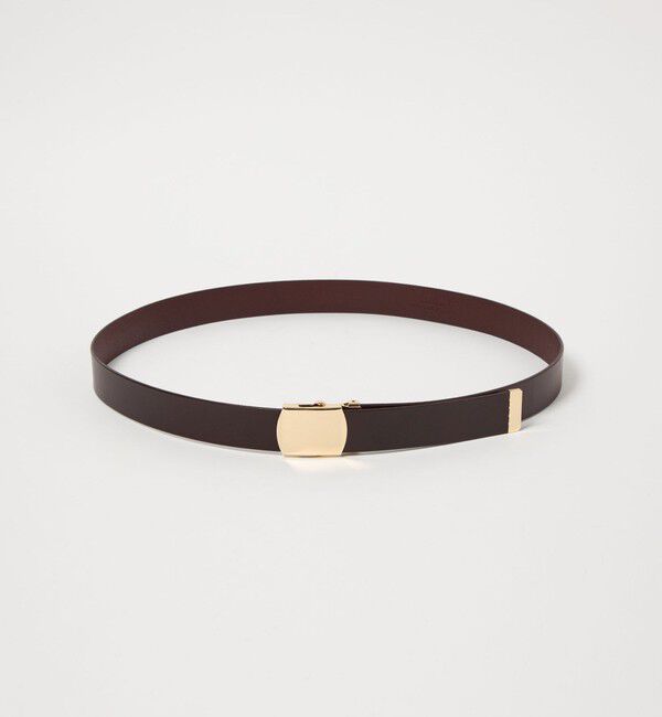 UNITED ARROWS green label relaxing「GLR レザー 30mm GIベルト 」|ベルト|DK.BROWN